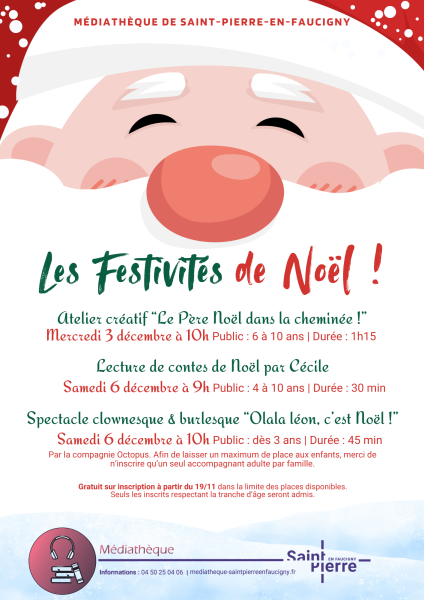 AFFICHE DECEMBRE25 - Festivites de Noel