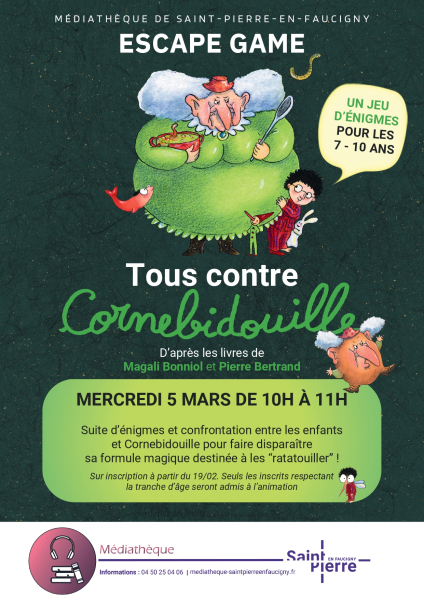 MARS 2025 - Escape Game Tous contre Cornebidouille